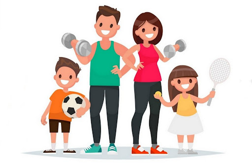 «Біз – спорттық жанұя: әке, ана және мен» тақырыбында спорттық жарыс ұйымдастырылды \ Был организован спортивный конкурс «Мы – спортивная семья: папа, мама и я"