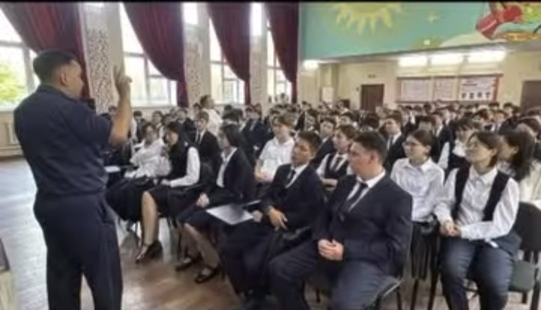 «Жасөспірімдер арасындағы құқық бұзушылықтың алдын алу» тақырыбында түсіндірме жұмысы өтті \ прошло разъяснительное мероприятие на тему «Профилактика правонарушений среди несовершеннолетних»